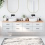 Encimera de baño madera maciza sin tratar 220x50x(2-4) cm de vidaXL, Encimeras - Ref: Foro24-3156085, Precio: 127,56 €, Descu...