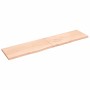 Encimera de baño madera maciza sin tratar 220x50x(2-4) cm de vidaXL, Encimeras - Ref: Foro24-3156085, Precio: 127,56 €, Descu...