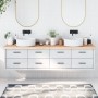 Encimera de baño madera maciza sin tratar 200x60x(2-6) cm de vidaXL, Encimeras - Ref: Foro24-3156080, Precio: 157,31 €, Descu...