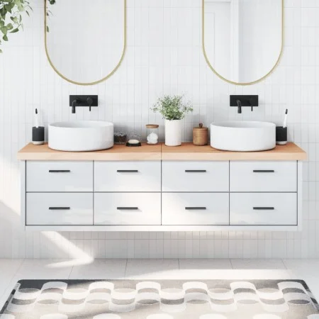Encimera de baño madera maciza sin tratar 180x60x(2-6) cm de vidaXL, Encimeras - Ref: Foro24-3156072, Precio: 141,74 €, Descu...