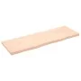 Unbehandelte Badezimmerarbeitsplatte aus Massivholz, 180 x 60 x (2–6) cm von vidaXL, Arbeitsplatten - Ref: Foro24-3156072, Pr...