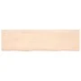 Untreated solid wood bathroom countertop 180x50x(2-4) cm by vidaXL, Countertops - Ref: Foro24-3156069, Price: 105,00 €, Disco...