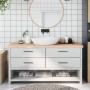 Encimera de baño madera maciza sin tratar 160x60x(2-6) cm de vidaXL, Encimeras - Ref: Foro24-3156064, Precio: 130,91 €, Descu...