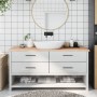 Encimera de baño madera maciza sin tratar 160x50x(2-4) cm de vidaXL, Encimeras - Ref: Foro24-3156061, Precio: 96,34 €, Descue...