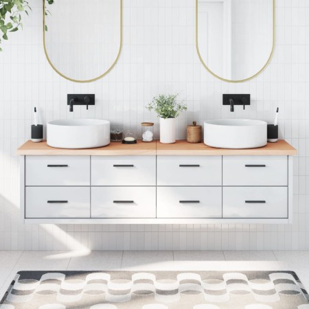 Encimera de baño madera maciza sin tratar 180x60x(2-4) cm de vidaXL, Encimeras - Ref: Foro24-3156071, Precio: 123,34 €, Descu...