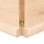 Unbehandelte Badezimmerarbeitsplatte aus Massivholz, 140 x 50 x (2–4) cm von vidaXL, Arbeitsplatten - Ref: Foro24-3156053, Pr...