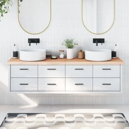 Encimera de baño madera maciza sin tratar 180x40x(2-6) cm de vidaXL, Encimeras - Ref: Foro24-3156068, Precio: 106,25 €, Descu...