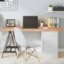 Light brown treated oak wood table top 140x60x(2-6) cm by vidaXL, Table tops - Ref: Foro24-3156382, Price: 131,74 €, Discount: %