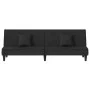 Sofá cama de terciopelo negro de vidaXL, Sofás - Ref: Foro24-351911, Precio: 256,46 €, Descuento: %