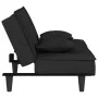 Sofá cama de terciopelo negro de vidaXL, Sofás - Ref: Foro24-351911, Precio: 256,46 €, Descuento: %