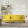 Yellow Velvet Sofa Bed by vidaXL, Sofas - Ref: Foro24-351912, Price: 244,61 €, Discount: %