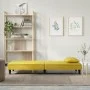 Yellow Velvet Sofa Bed by vidaXL, Sofas - Ref: Foro24-351912, Price: 244,61 €, Discount: %