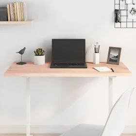 Untreated solid oak wood table top 100x40x2 cm by vidaXL, Table tops - Ref: Foro24-3156299, Price: 58,71 €, Discount: %