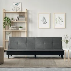 Sofá cama de tela gris oscuro de vidaXL, Sofás - Ref: Foro24-351914, Precio: 265,07 €, Descuento: %