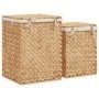 Cestos de ropa sucia 2 piezas jacinto de agua de vidaXL, Cestas para ropa - Ref: Foro24-355183, Precio: 82,97 €, Descuento: %