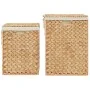 Cestos de ropa sucia 2 piezas jacinto de agua de vidaXL, Cestas para ropa - Ref: Foro24-355183, Precio: 82,97 €, Descuento: %