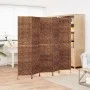 Biombo de 5 paneles jacinto de agua marrón 205x180 cm de vidaXL, Divisores de ambientes - Ref: Foro24-355198, Precio: 202,46 ...
