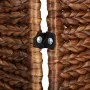 Biombo de 5 paneles jacinto de agua marrón 205x180 cm de vidaXL, Divisores de ambientes - Ref: Foro24-355198, Precio: 202,46 ...