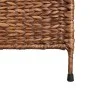 Biombo de 5 paneles jacinto de agua marrón 205x180 cm de vidaXL, Divisores de ambientes - Ref: Foro24-355198, Precio: 202,46 ...