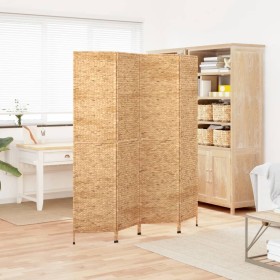 Biombo de 4 paneles jacinto de agua 163x180 cm de vidaXL, Divisores de ambientes - Ref: Foro24-355194, Precio: 153,04 €, Desc...