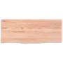 Light brown treated oak wood table top 100x40x2 cm by vidaXL, Table tops - Ref: Foro24-3156362, Price: 66,83 €, Discount: %