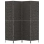 Biombo de 4 paneles jacinto de agua negro 163x180 cm de vidaXL, Divisores de ambientes - Ref: Foro24-355196, Precio: 118,47 €...