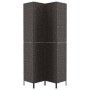 Biombo de 4 paneles jacinto de agua negro 163x180 cm de vidaXL, Divisores de ambientes - Ref: Foro24-355196, Precio: 120,14 €...