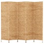 Biombo de 5 paneles jacinto de agua 205x180 cm de vidaXL, Divisores de ambientes - Ref: Foro24-355197, Precio: 200,27 €, Desc...