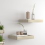 Estantes flotantes de pared 2 uds MDF roble 23x23,5x3,8 cm de vidaXL, Estantes y estanterías - Ref: Foro24-323866, Precio: 22...