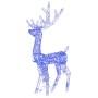 Adorno de renos de Navidad acrílico 2 uds azul 120 cm en Decoración Festiva y Estacional | Comprar online en Foru.es