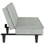 Light gray velvet sofa bed with cup holder by vidaXL, Sofas - Ref: Foro24-351920, Price: 298,42 €, Discount: %