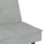 Sofá cama con portavasos terciopelo gris claro de vidaXL, Sofás - Ref: Foro24-351920, Precio: 298,42 €, Descuento: %