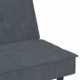 Sofá cama con portavasos terciopelo gris oscuro de vidaXL, Sofás - Ref: Foro24-351921, Precio: 292,36 €, Descuento: %