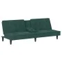 Sofá cama con portavasos terciopelo verde oscuro de vidaXL, Sofás - Ref: Foro24-351922, Precio: 263,21 €, Descuento: %