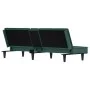 Dark green velvet sofa bed with cup holder by vidaXL, Sofas - Ref: Foro24-351922, Price: 263,21 €, Discount: %