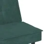 Sofá cama con portavasos terciopelo verde oscuro de vidaXL, Sofás - Ref: Foro24-351922, Precio: 263,21 €, Descuento: %