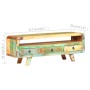 Mueble para TV de madera maciza reciclada 117x30x41 cm de vidaXL, Muebles TV - Ref: Foro24-321043, Precio: 187,25 €, Descuent...