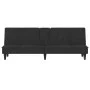 Black velvet sofa bed with cup holders by vidaXL, Sofas - Ref: Foro24-351924, Price: 282,12 €, Discount: %