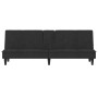 Sofá cama con portavasos terciopelo negro de vidaXL, Sofás - Ref: Foro24-351924, Precio: 287,44 €, Descuento: %