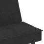 Black velvet sofa bed with cup holders by vidaXL, Sofas - Ref: Foro24-351924, Price: 282,12 €, Discount: %