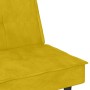 Sofá cama con portavasos terciopelo amarillo de vidaXL, Sofás - Ref: Foro24-351925, Precio: 267,87 €, Descuento: %