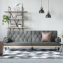 Sofá cama con reposabrazos tela gris oscuro de vidaXL, Sofás - Ref: Foro24-351938, Precio: 302,94 €, Descuento: %