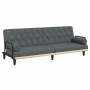 Sofá cama con reposabrazos tela gris oscuro de vidaXL, Sofás - Ref: Foro24-351938, Precio: 302,94 €, Descuento: %
