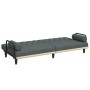 Sofá cama con reposabrazos tela gris oscuro de vidaXL, Sofás - Ref: Foro24-351938, Precio: 302,94 €, Descuento: %