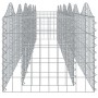 Arriate de gaviones forma arco hierro galvanizado 400x50x50 cm en Macetas y jardineras | Comprar online en Foru.es