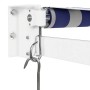 Toldo retráctil aluminio y tela azul y blanco 4,5x3 m en Toldos | Comprar online en Foru.es