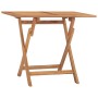 Mesa de comedor plegable para jardín madera de teca 90x60x75 cm en Mesas de jardín | Comprar online en Foru.es