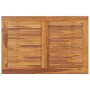Mesa de comedor plegable para jardín madera de teca 90x60x75 cm en Mesas de jardín | Comprar online en Foru.es