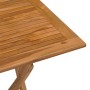 Mesa de comedor plegable para jardín madera de teca 90x60x75 cm en Mesas de jardín | Comprar online en Foru.es