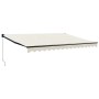 Toldo retráctil aluminio y tela color crema 4x3 m en Toldos | Comprar online en Foru.es